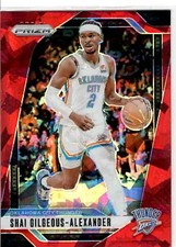 2024 Panini Prizm Shai Gilgeous-Alexander #113 Red Ice