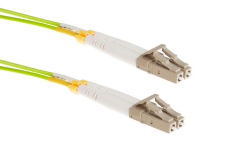 2m LC-LC OM5 Corning Multimode Duplex 50/125 UPC Fiber Optic Cable - 第 1/5 張圖片