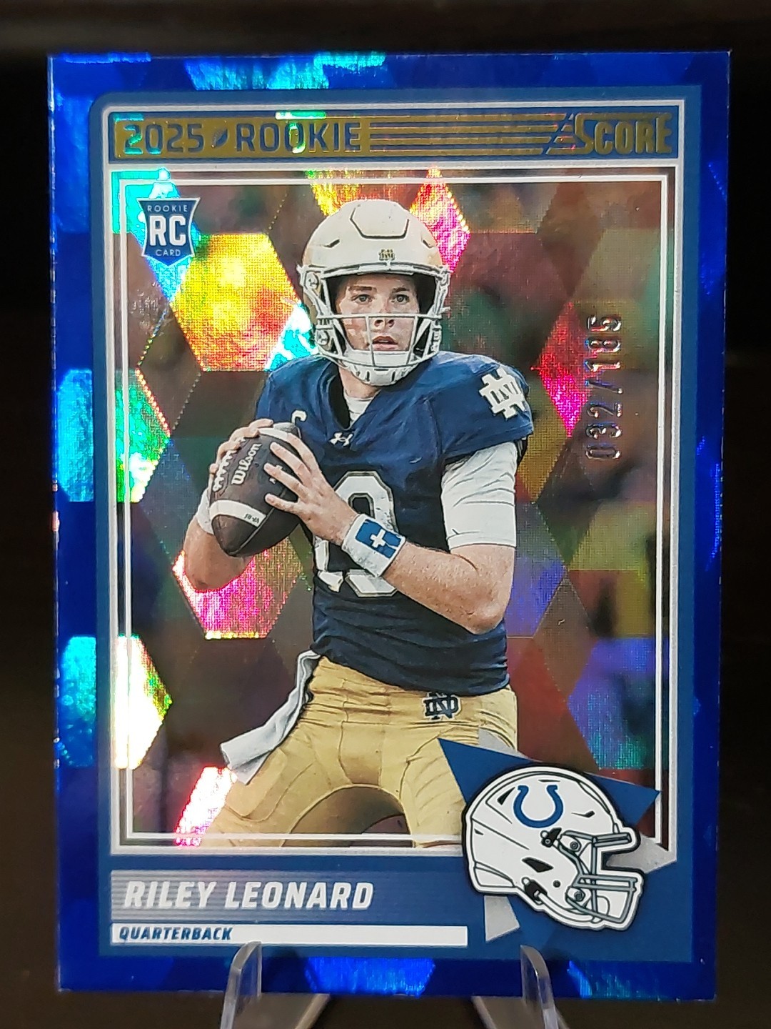 2025 Score - Rookies Riley Leonard #9 Cubic /185 (RC)