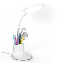 Desk Lamp, LED Desk Lamp for Home Office, Touch Table Lamp with 3 Color White