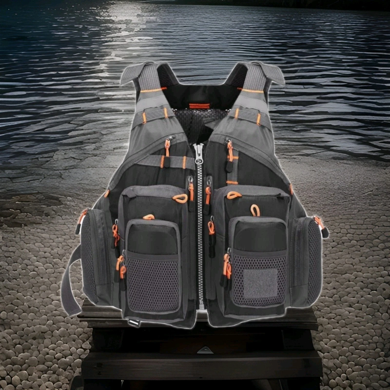 Fly Fishing Vest Black Universal
Opens in a new window or tab