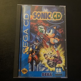 Sonic CD For Sega CD CIB Complete Vintage Collectible Excellent Condition Item