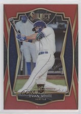 2021 Panini Select Premier Red Prizm /199 Evan White #140 y0i
