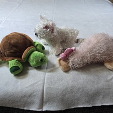 Lot of 3 authentic Ganz Webkinz plush stuffed animals No Codes