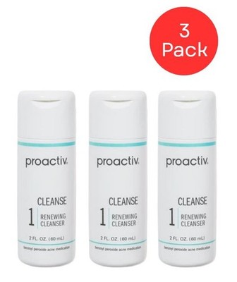 (Lot of 3) Proactiv Solution Renewing Cleanser Daily Acne Cleanser 2oz FAST SHIP