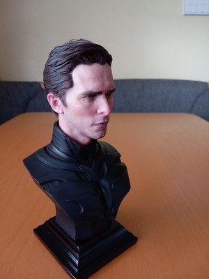 JND Studios 1/3 The Dark Knight Batman Bruce Wayne Christian Bale Wechselkopf