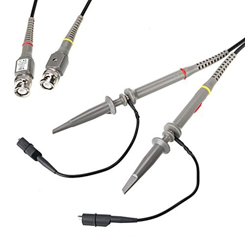 Sumnacon 2Pcs 100 MHz 600V DC High Sensitivity Oscilloscope Clip Probe 10:1... 