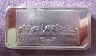 The Last Supper RARE Chunky 60 Gram .925 Silver Bar 1972 Intercoins Las Vegas
