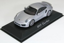 Minichamps Porsche 911 Turbo 991 2013 Silver 1/43 Scale Model Car WAP0203660E