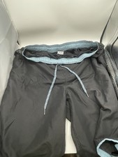 New NIKE 3 Xboard shorts swim trunk drawstring elastic waist navy blue turquoise