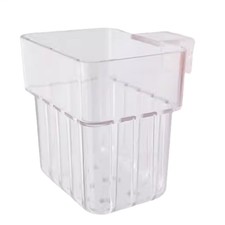 Hang On Aquarium Plant Holder Clear Transparent Aquarium Hydroponics Plants Pot