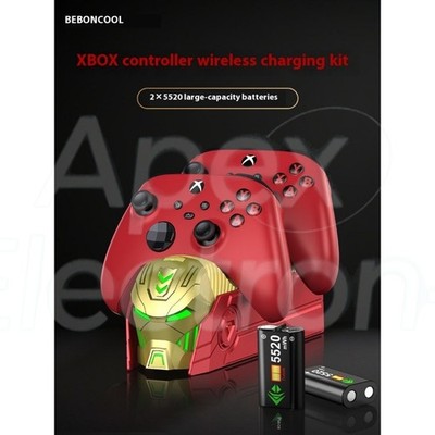 For XBox One Series X/S Controller Charger Station+5520mWh Rechargeable Battery