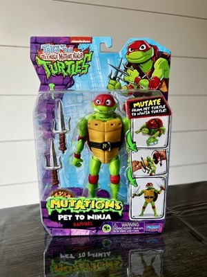 NEW Teenage Mutant Ninja Turtles Mutations Pet To Turtle Figure Raph 2024 Jakks