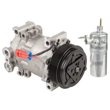 For Chevrolet C4500 C5500 Kodiak GMC C4500 C7500 AC Compressor w/ A/C Drier TCP