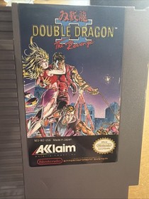 Double Dragon 2 Nintendo Nes  Game. Tested And Works Great Authentic Excellent