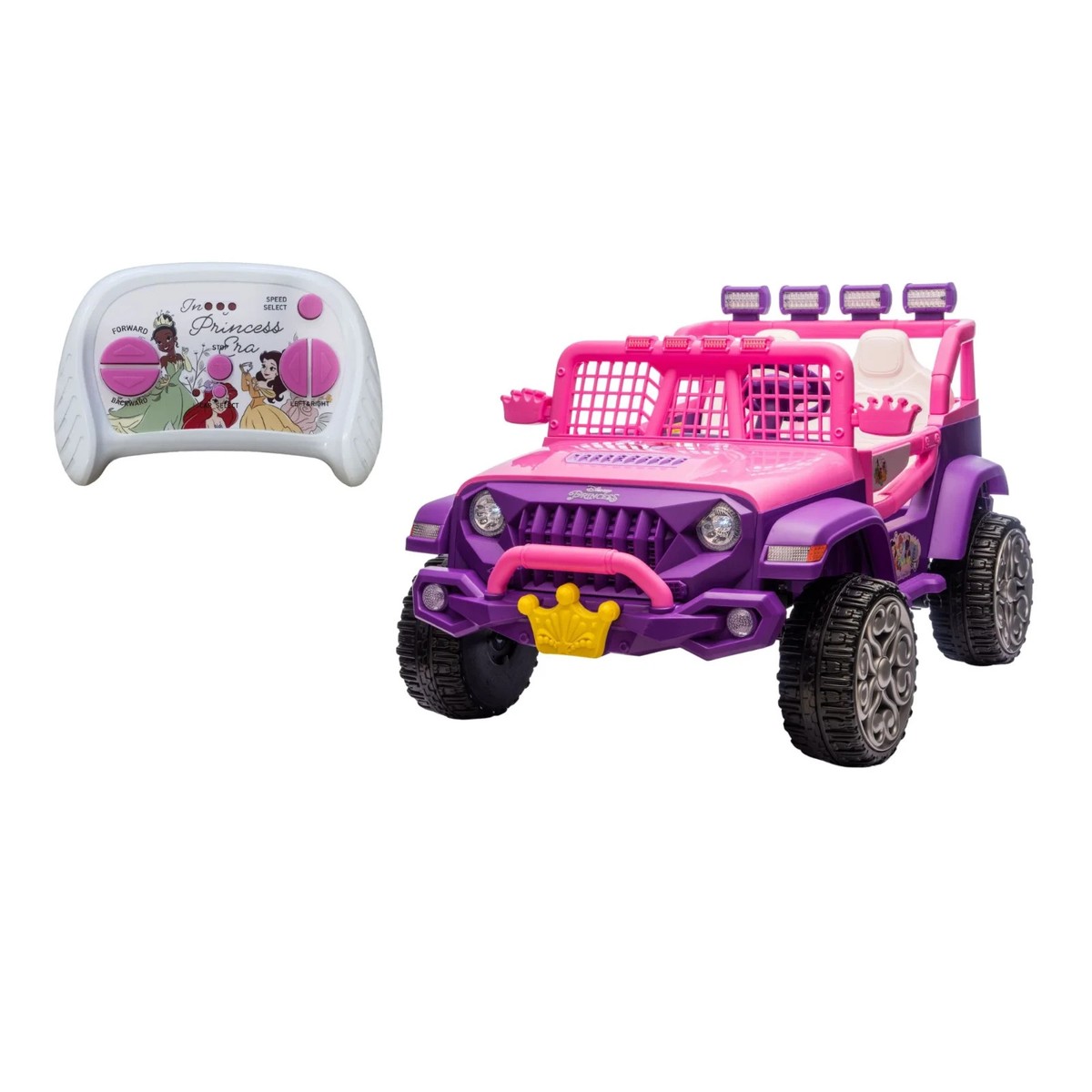 Disney Princess Voyager 12V Battery-Powered Ride-On SUV with