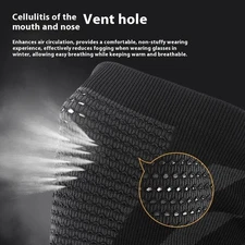 Winter Breathable Comfortable Thermal Knitted Scarf Face Cover Neck Warmer