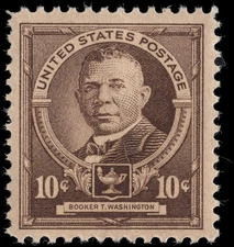 Scott # 873- Booker T. Washington- Famous American- 1939 10¢ Stamp- MINT-NH-OG