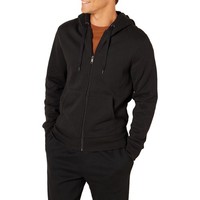 Fleece-Kapuzenpulli Herren Schwarz 6XL ReißVerschluss Big & Tall Amazon
