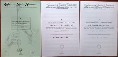 ZWEI KIRCHENSONATEN ZU 3 FÜR ZWEI KONTRALFLÖTEN UND KONTINUIERLICHER BASS