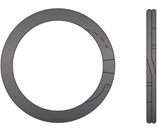 Spiral Retaining Ring External MD 2-1/8 Steel (20 Pieces)
