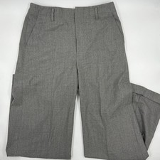 Polo Ralph Lauren Dress Pants Womens 4 Gray Wool Blend Flat Front Classic Fit