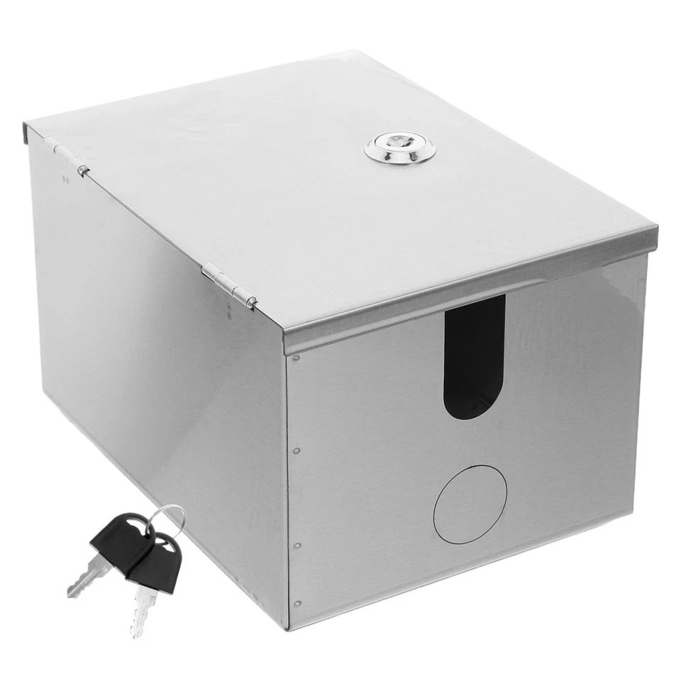 Lockable Electrical Socket Box Stainless Steel Outdoor Cover - Image 4 of 4