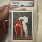 LeBron James Topps 2003-04 Rookie Card #221 PSA 8