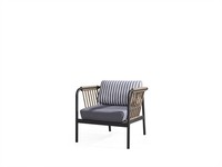 Sessel Design Sitzer Luxus Grau Textil Sitzer Luxus Polster MöBel Design