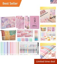 Bible Study Supplies, Bible Journaling Kit with Highlighters and Pens, for Wo...