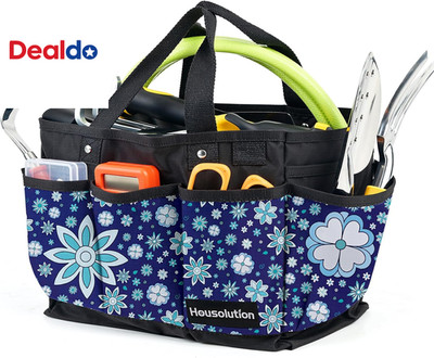 Gardening Tote Bag, Deluxe Garden Tool Storage Bag and Home Organizer with Pocke