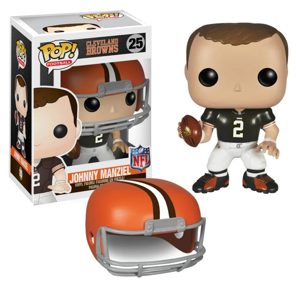 Figura De Vinilo Funko Pop Nfl Browns Johnny Manziel #25
