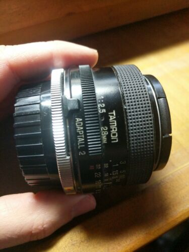 TAMRON (for Pentax KM)  BBAR MC 28mm f/2.5 Lens 02B - Made in Japan Wide Angle - Picture 1 of 6