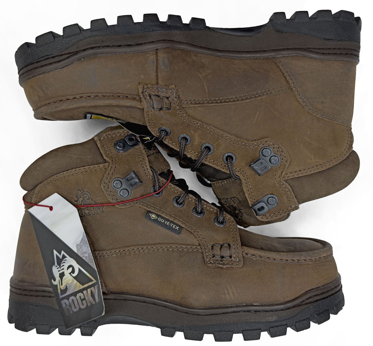 Rocky Outback GORE-TEX GTX Leather Steel Moc Toe ASTM EH 6