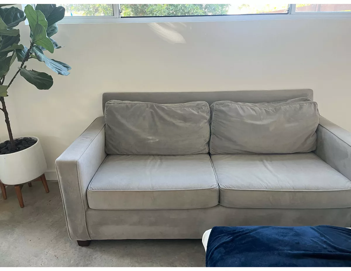 West elm 2024 velvet couch