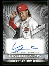 2022 Topps #BSA-LC Luis Castillo Baseball Stars Autographs Black #/199