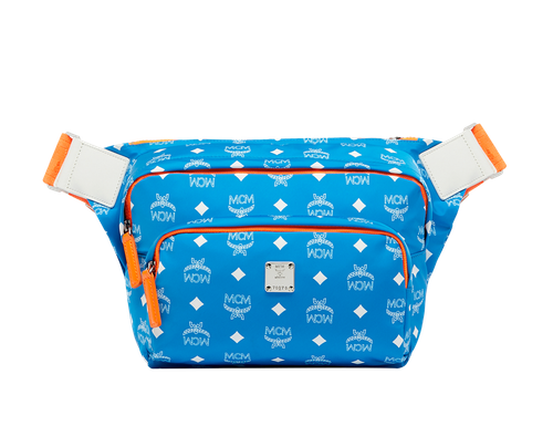 Resnick Blue Orange White Logo Belt Bag 