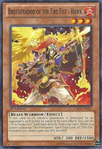 Brotherhood of the Fire Fist - Hawk - CBLZ-EN021 - Common - Unlimited Edition x3