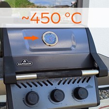 Doppelte Wandung Gasgrills