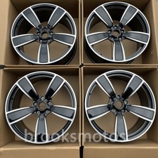 19" NEW 5 SPOKE STYLE WHEELS RIMS FOR PORSCHE MACAN 19X8.5 19X9 5X112 SET OF 4