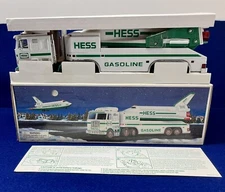 Vintage Hess 1999 Toy Truck And Space Shuttle With Satellite New In Box