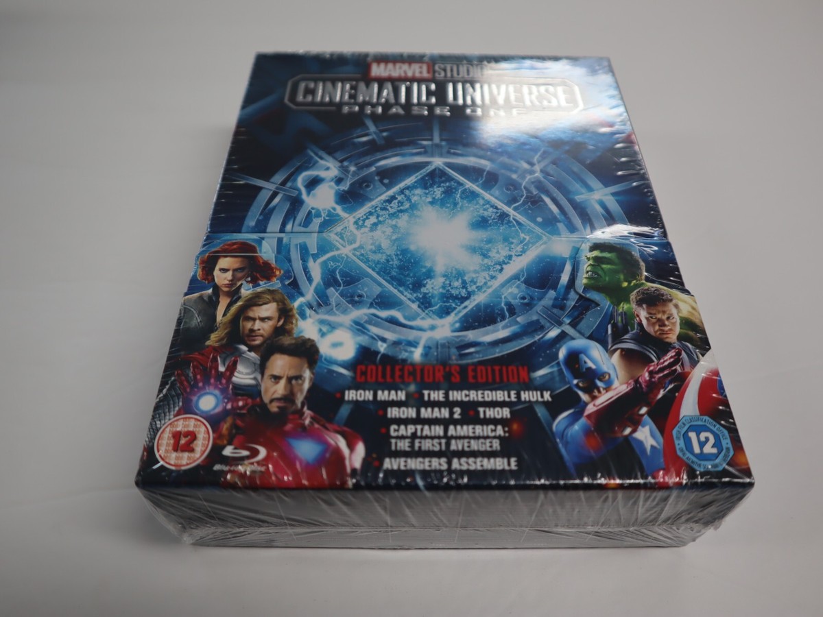 Marvel Studios Cinematic Universe Phase One Box-set (Blu ray, 2018