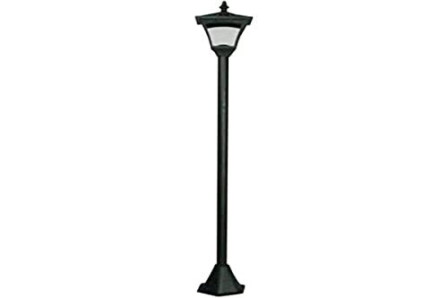 Lampione Solare Luxform Casablanca Nero - Illuminazione LED Esterni