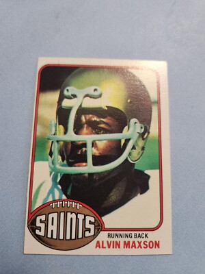 ALVIN MAXSON 1976 TOPPS  #83 SAINTS  RB RC