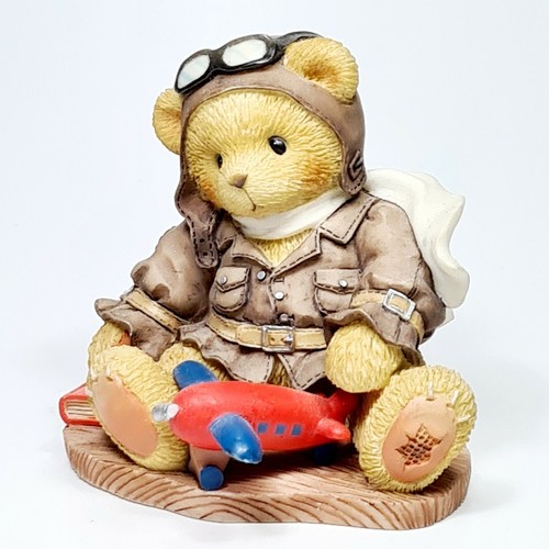 ©1998 Hillman/Enesco Cherished Teddies "LANCE" COME FLY WITH ME Event Figurine