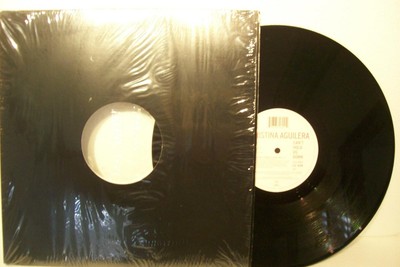 12'' CHRISTINA AGUILERA FEATURING LIL' KIM---CAN'T HOLD US DOWN (EEC PRESS.) (EX)