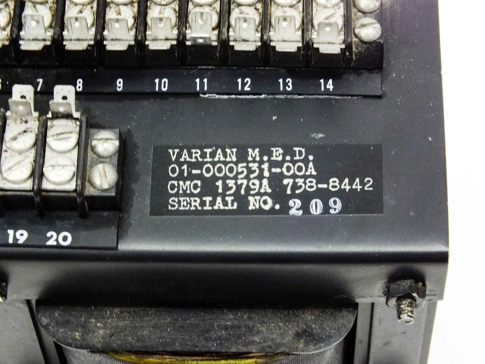 Varian 01-000531-00A Inductores para Fuente de Alimentación de Alta Tensión - Juego de 3 Conectados Foto 3 de 4