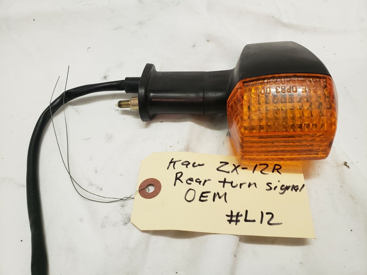 にゃん連絡 00-05 KAWASAKI NINJA ZX12R zx12 OEM REAR BACK TURN SIGNAL LIGHT