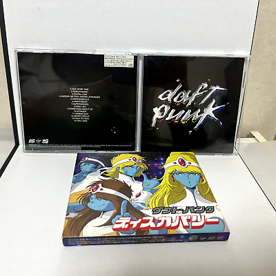 Daft Punk Discovery Japan limited CD w/OBI Slipcase Sticker Daft Punk Discovery Japan limited CD w/OBI Slipcase Sticker
