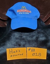 MONOPOLY MCDONALDS HAT CAP SLIGHTLY USED or USED HA018